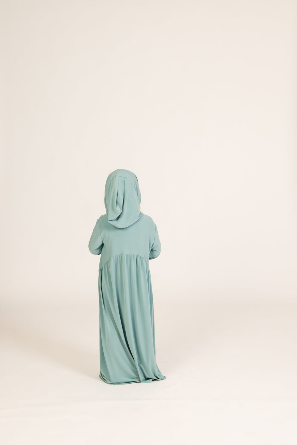 Abaya Nur mit integriertem Hijab, Kinder Sandy