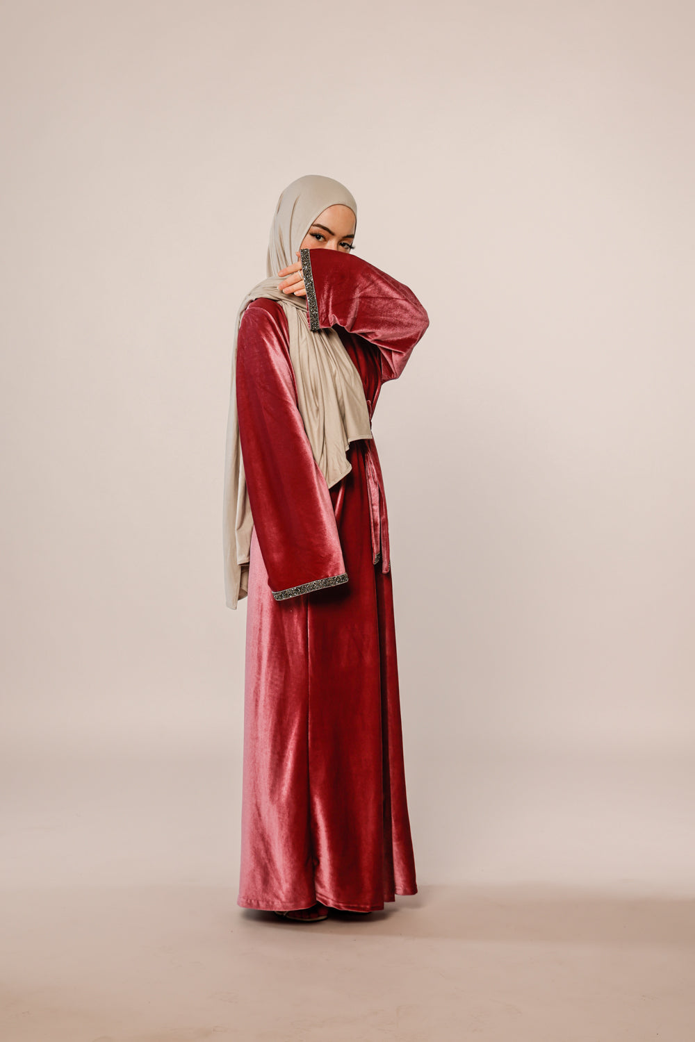 Samt - Kleid