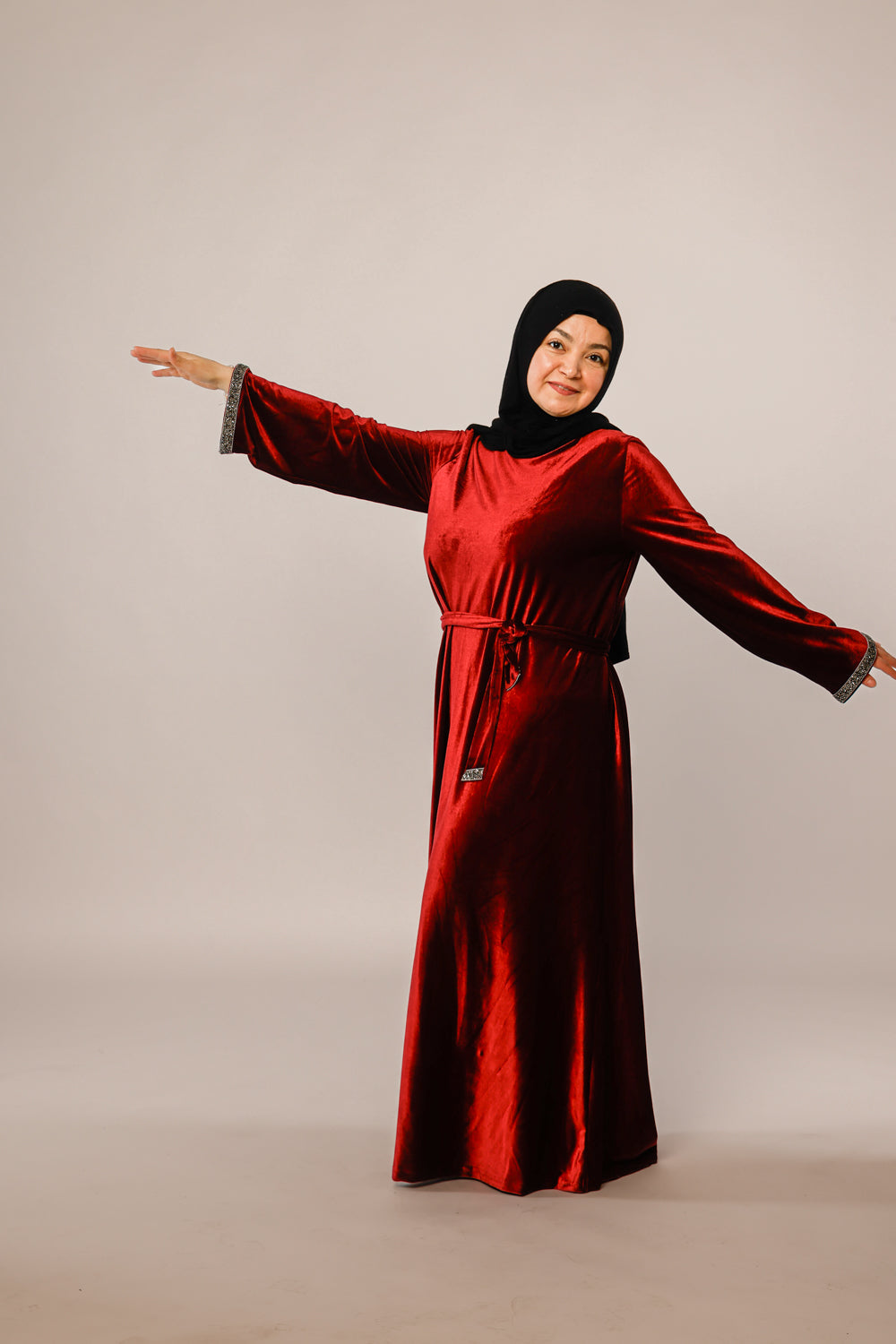 Samt - Kleid
