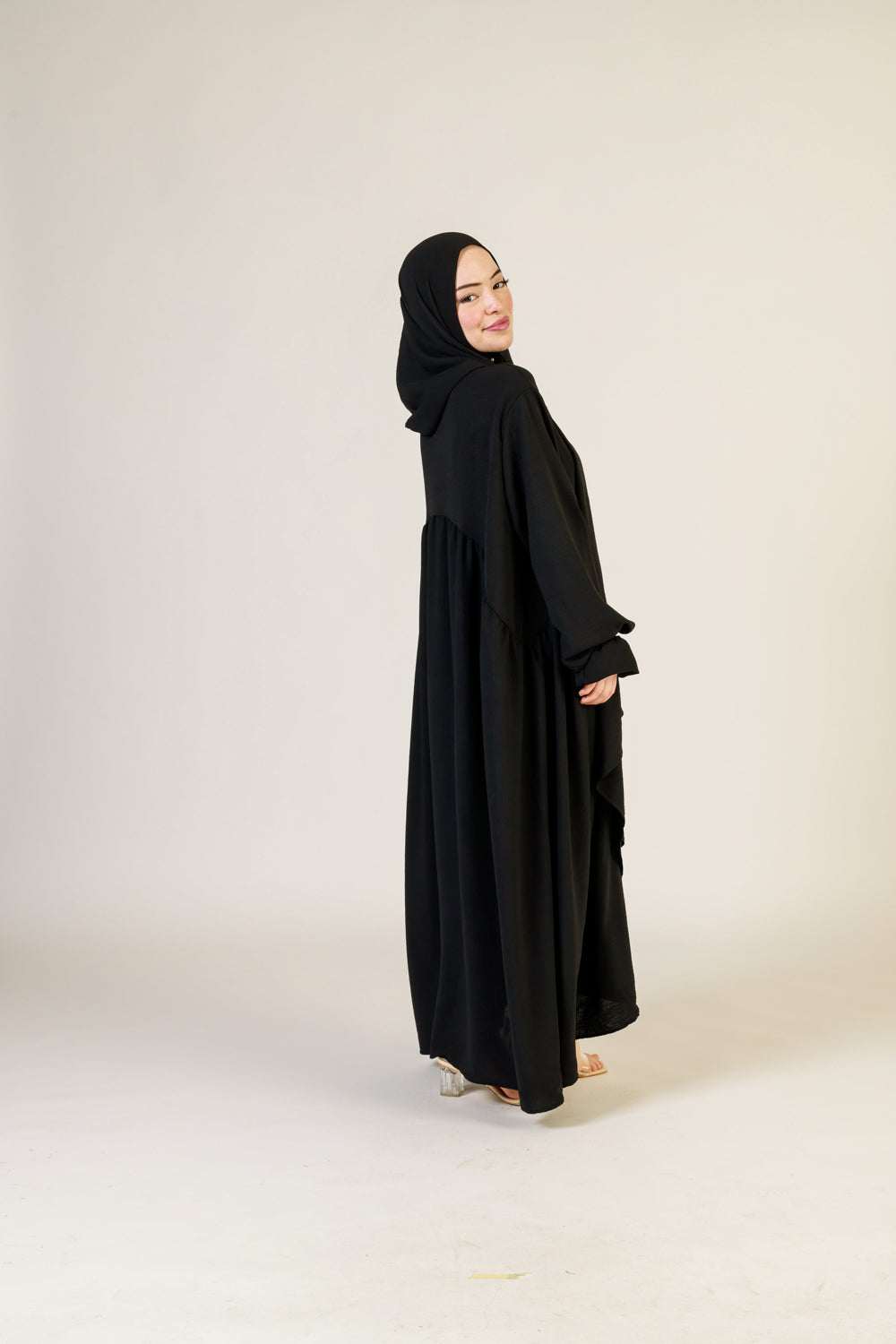 Abaya Nur mit integriertem Hijab, Jazz