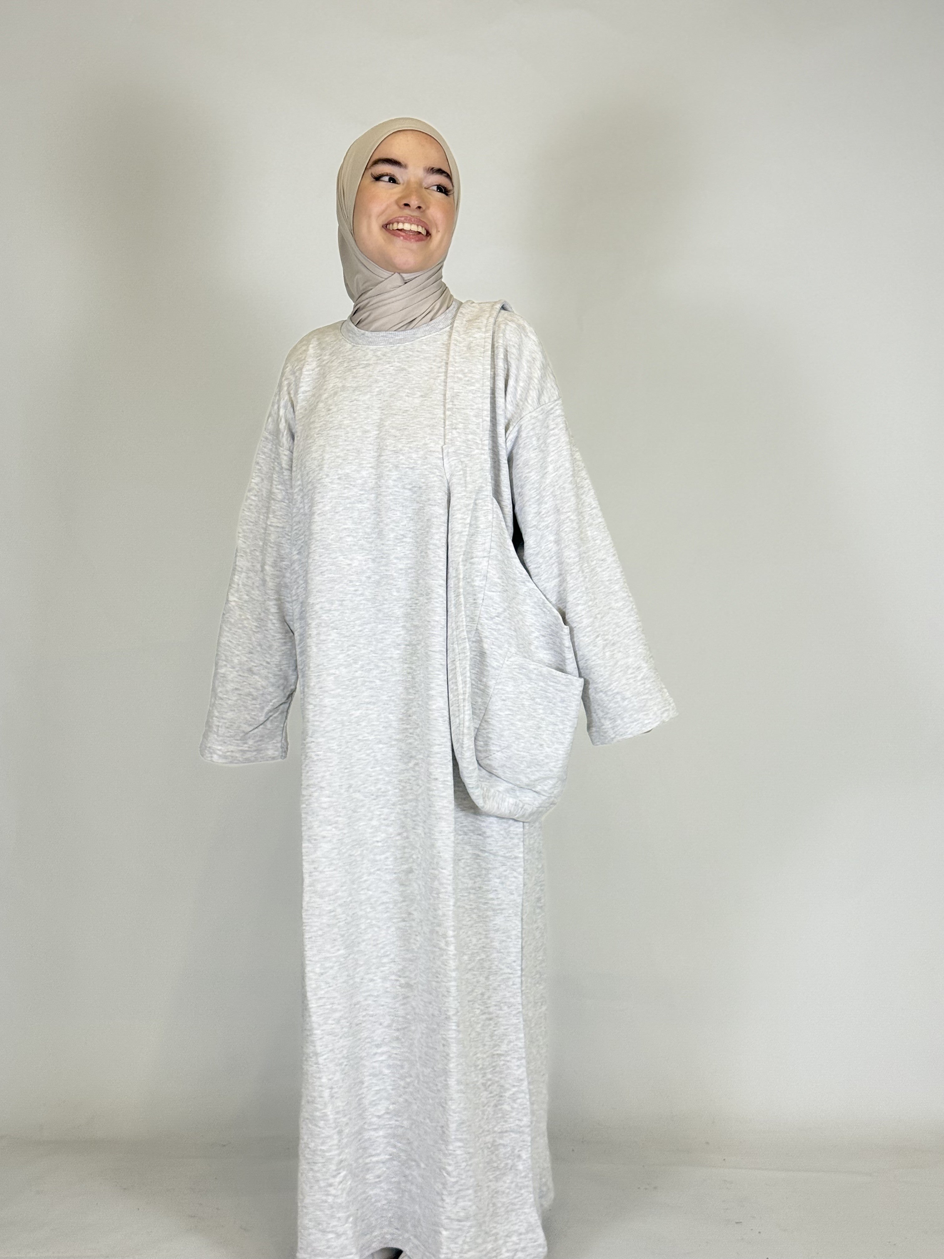 Abaya mit Tasche