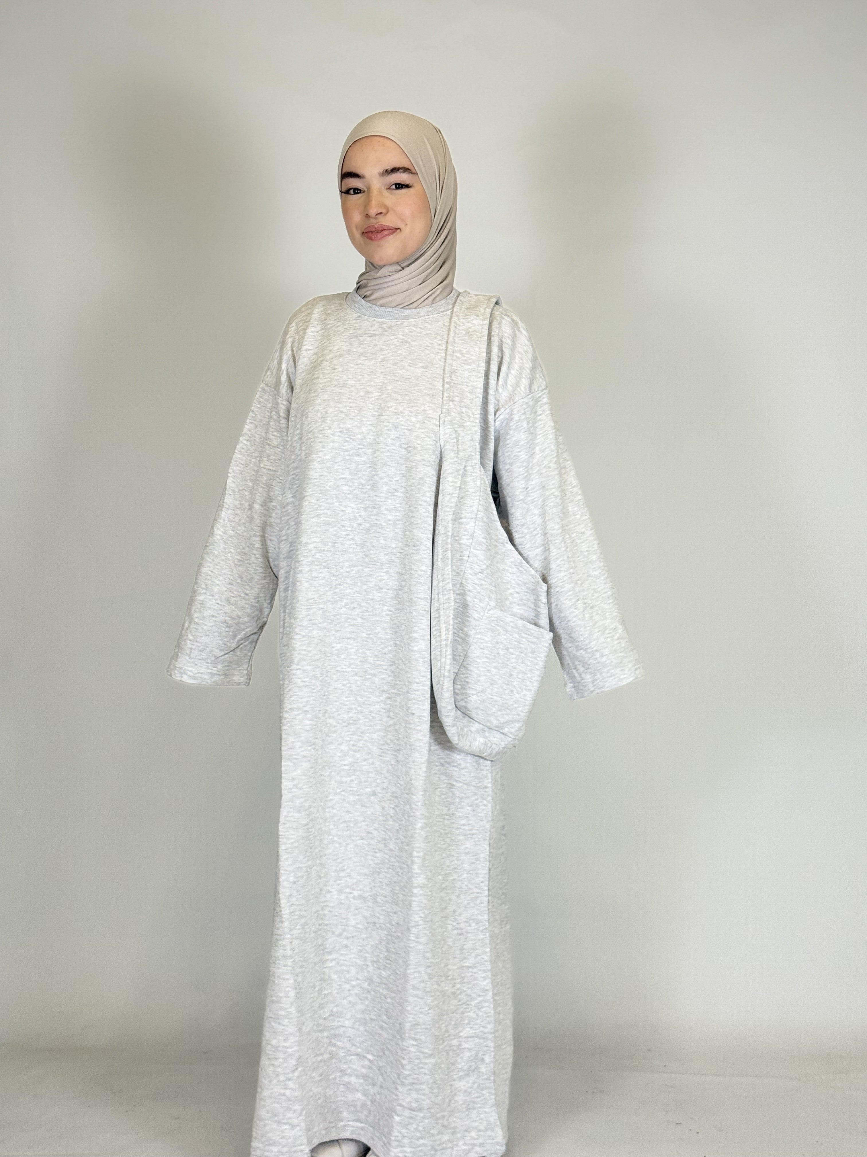 Abaya mit Tasche