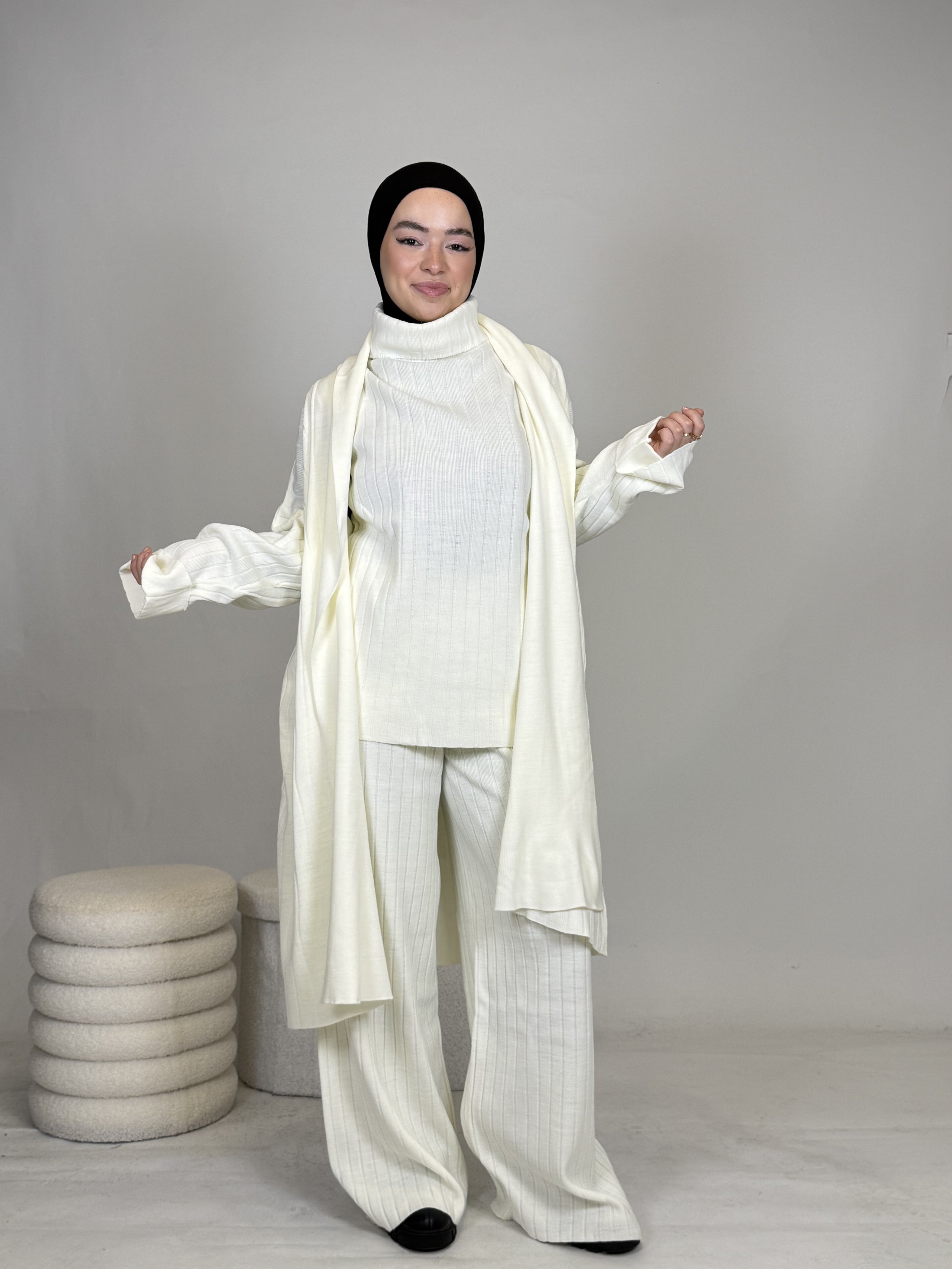 3 Teiler Set gestreift