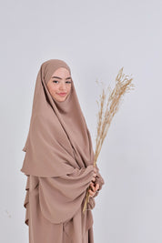 Abaya Nisa & Zweilagiger Khimar Set