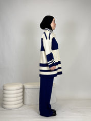 Zweiteiler gestreift