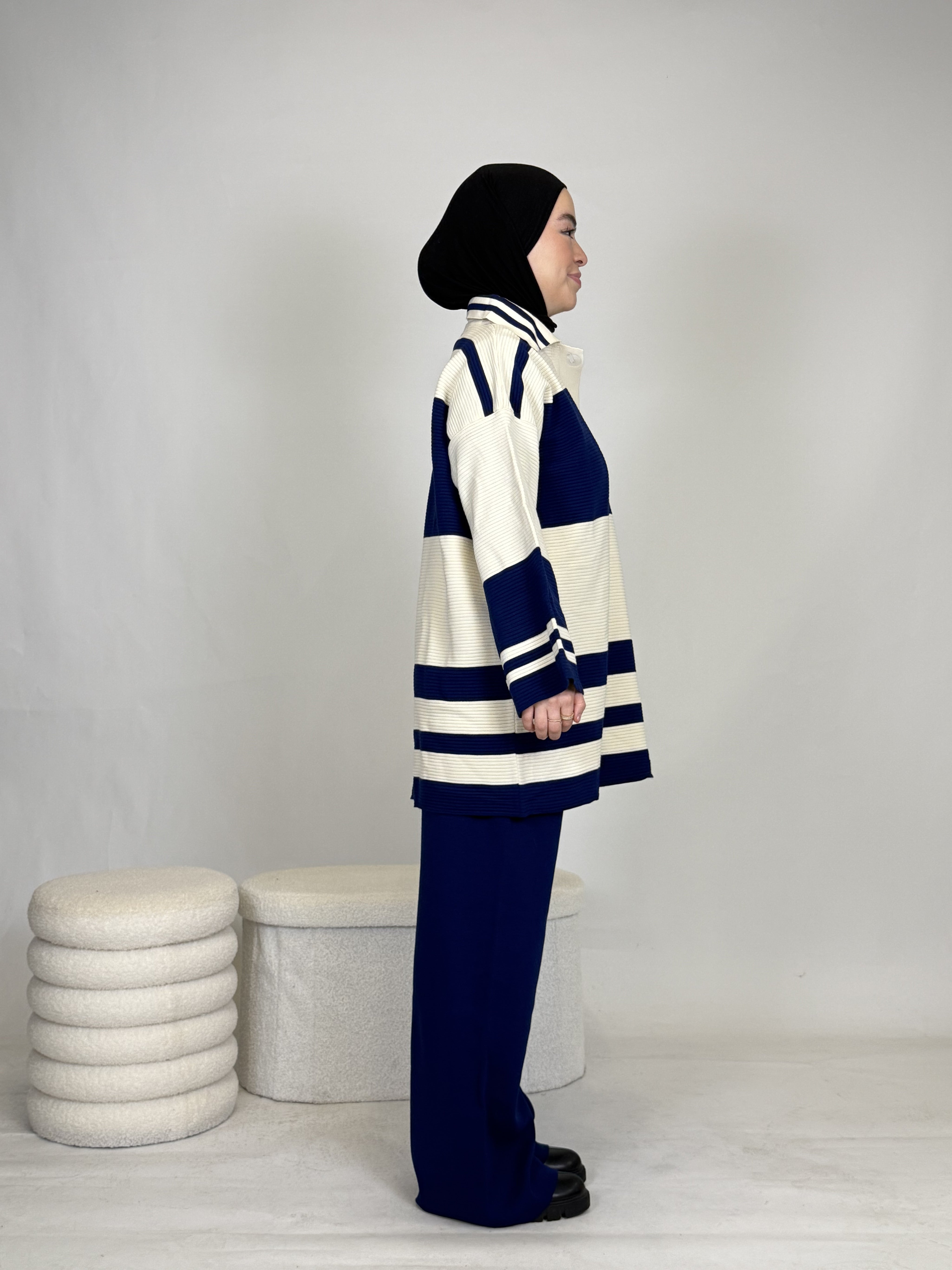 Zweiteiler gestreift