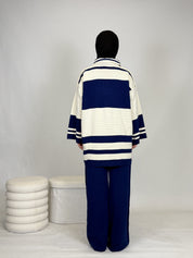 Zweiteiler gestreift