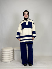 Zweiteiler gestreift