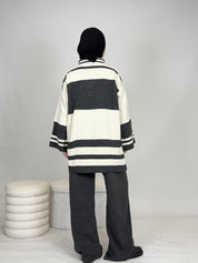 Zweiteiler gestreift