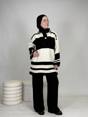 Zweiteiler gestreift