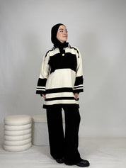 Zweiteiler gestreift