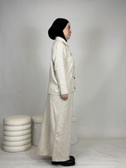 Zweiteiler - Rock & Oberteil mit Knöpfen