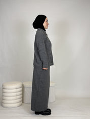 Zweiteiler - Rock & Oberteil mit Knöpfen