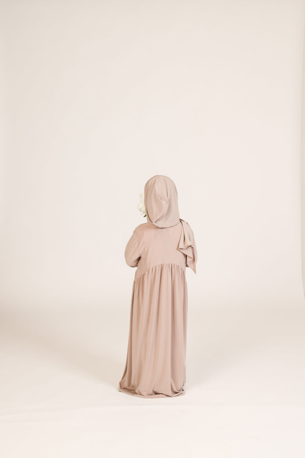 Abaya Nur mit integriertem Hijab, Kinder Sandy