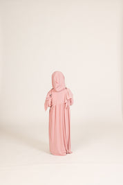 Abaya Nur mit integriertem Hijab, Kinder Sandy