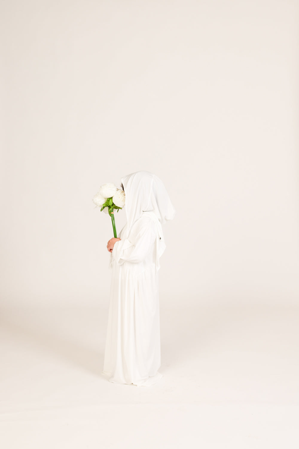 Abaya Nur mit integriertem Hijab, Kinder Sandy