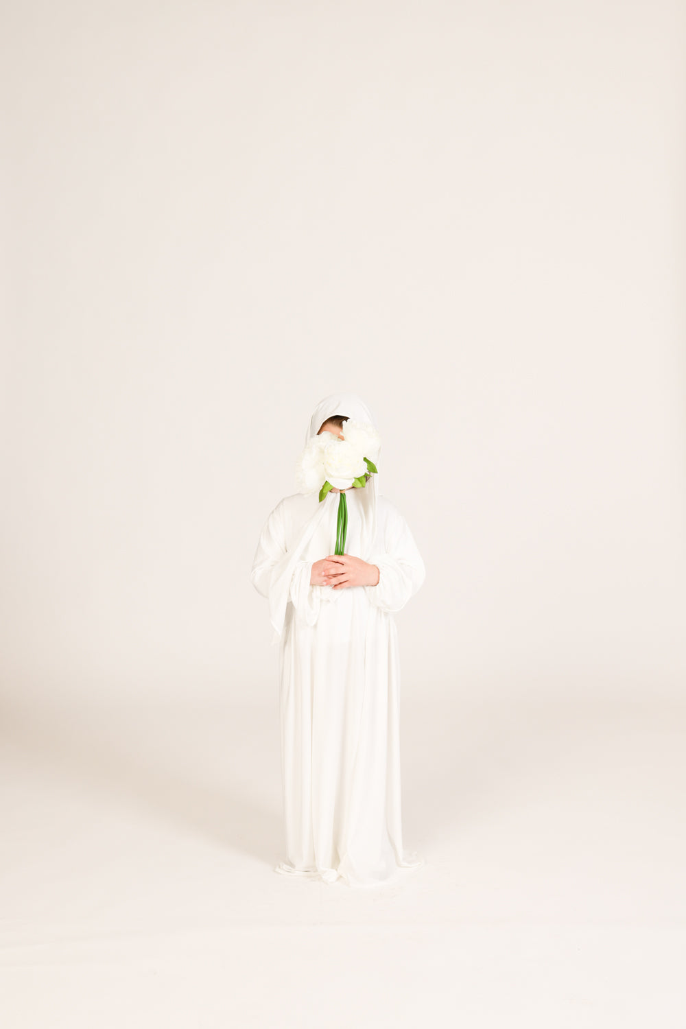 Abaya Nur mit integriertem Hijab, Kinder Sandy