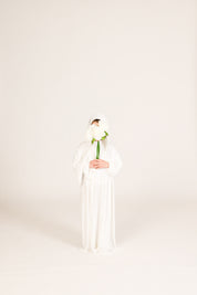 Abaya Nur mit integriertem Hijab, Kinder Sandy