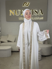 Luxury 3-Piece Abaya Set – Kimono Edition
