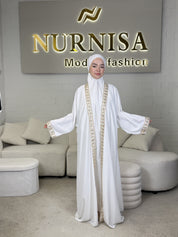 Luxury 3-Piece Abaya Set – Kimono Edition