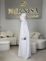 Luxury 3-Piece Abaya Set – Kimono Edition