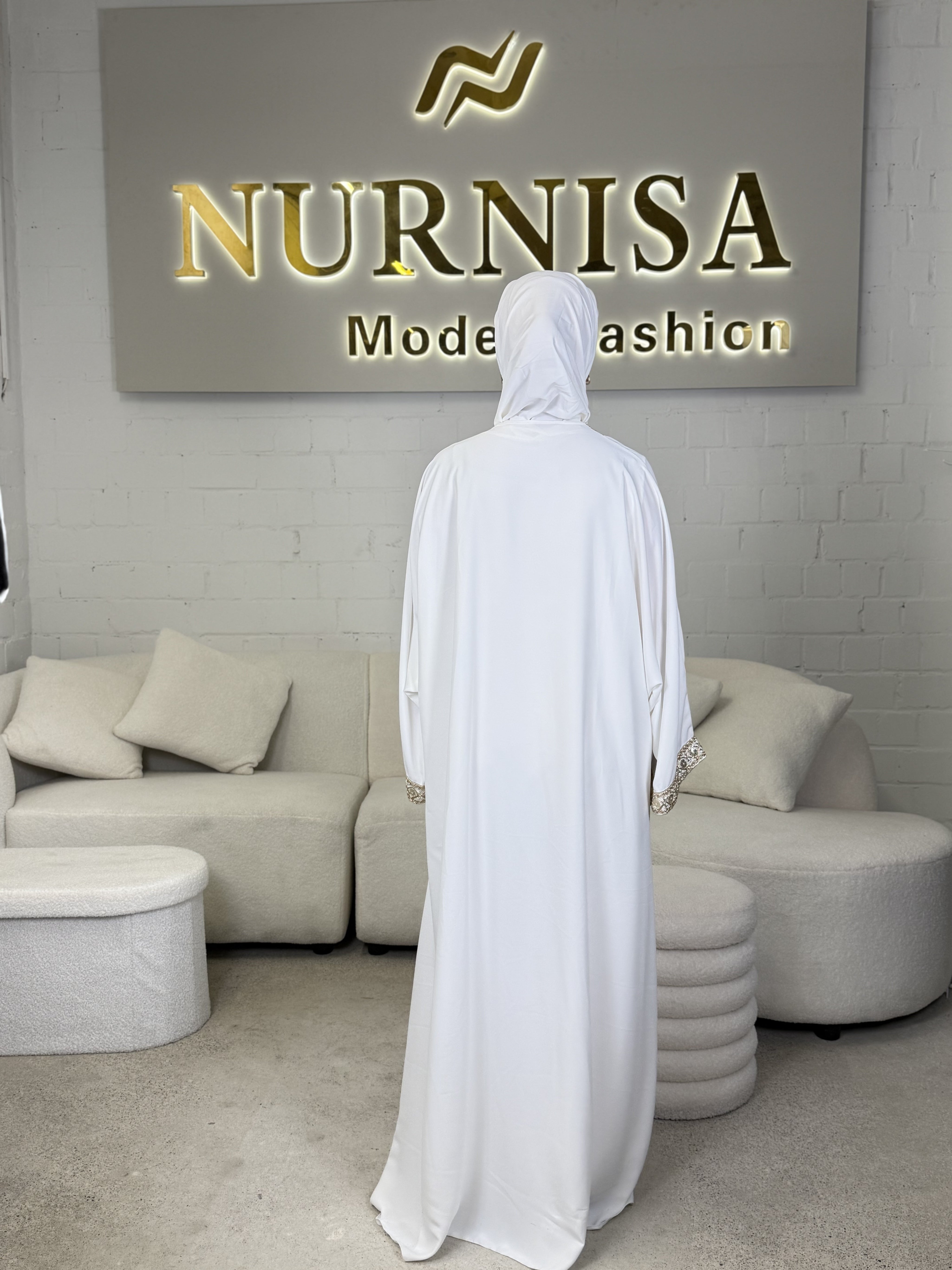 Luxury 3-Piece Abaya Set – Kimono Edition