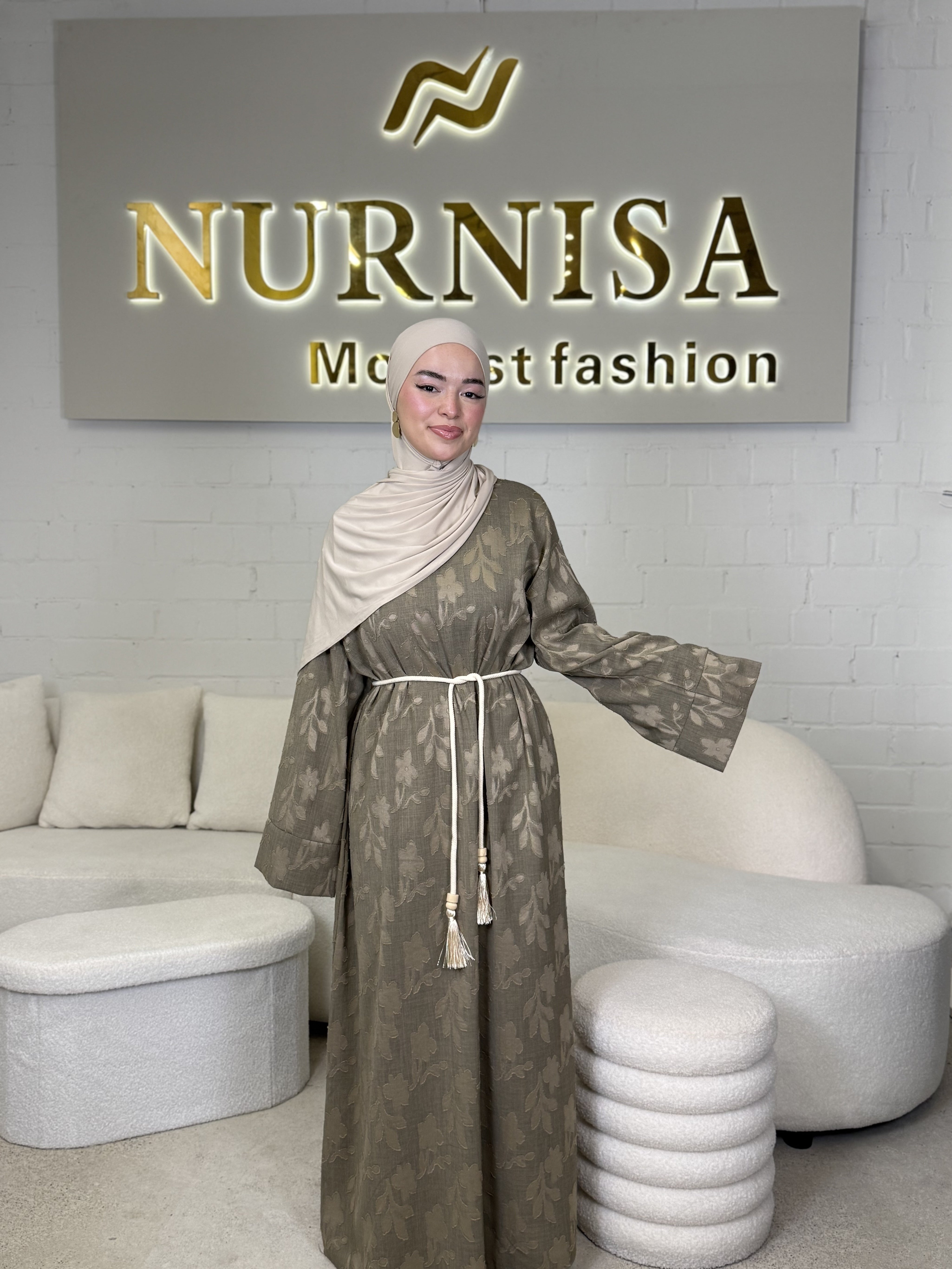 Bloom Elegance Abaya