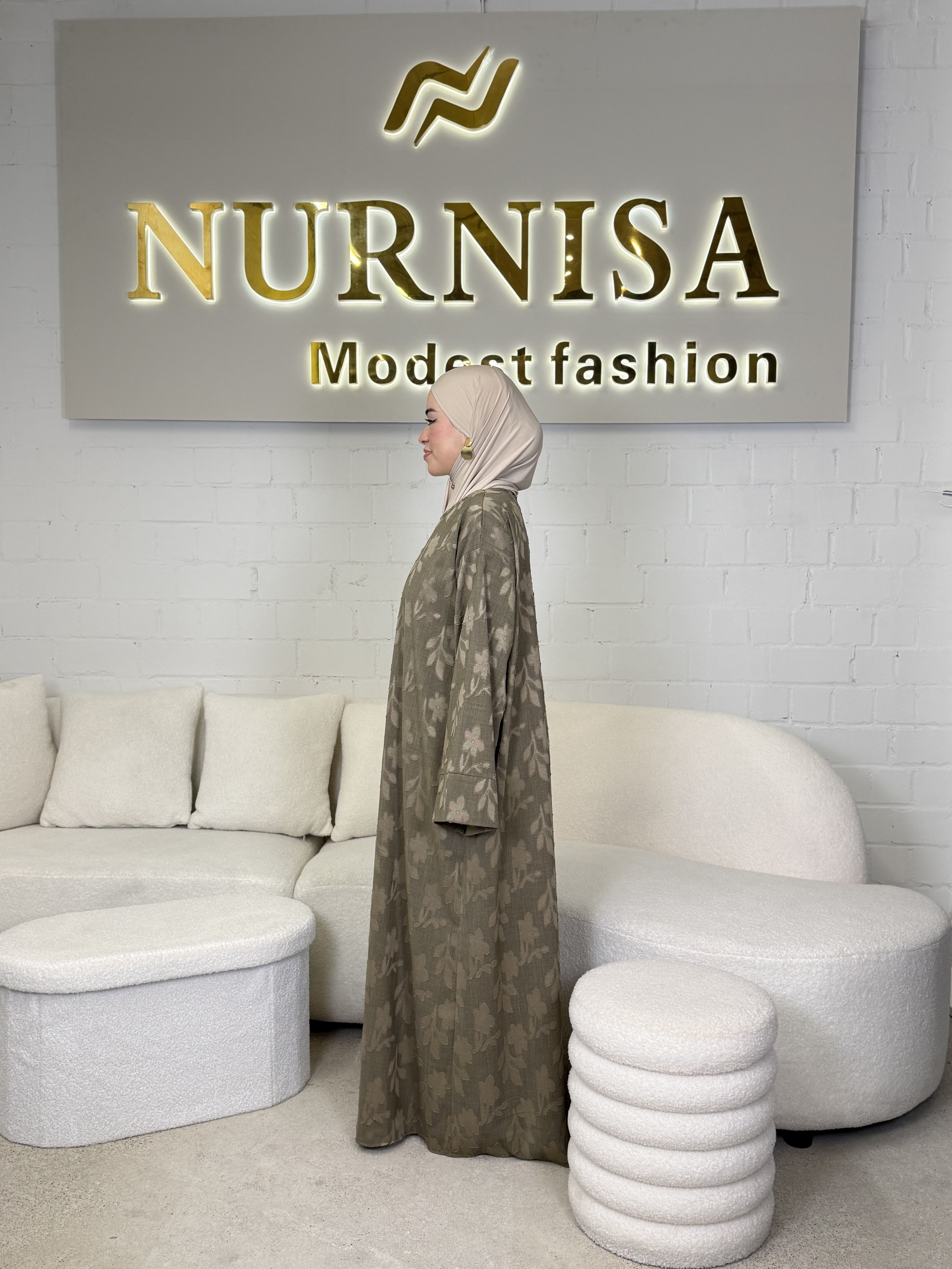 Bloom Elegance Abaya