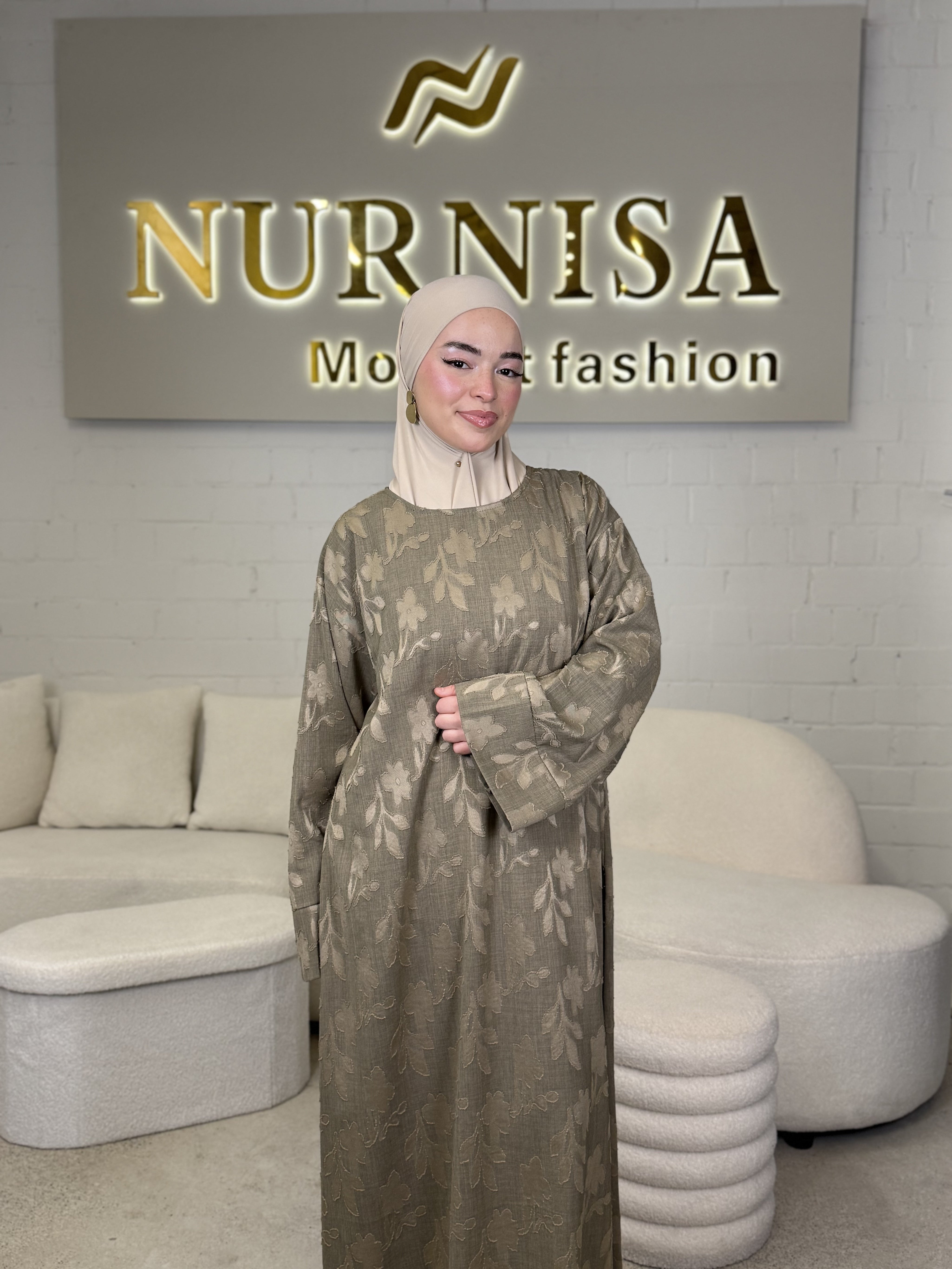 Bloom Elegance Abaya
