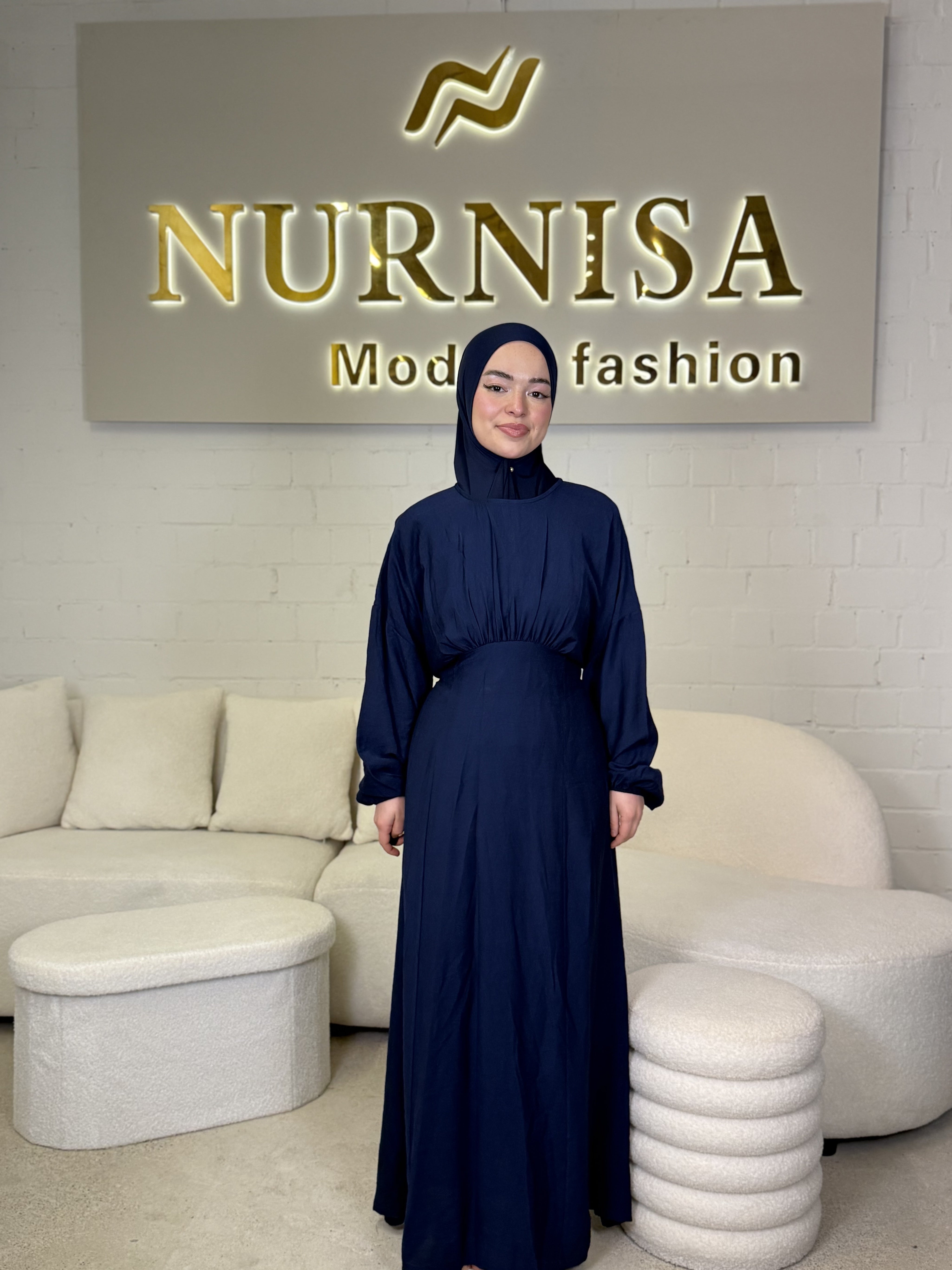 Lace Back Abaya