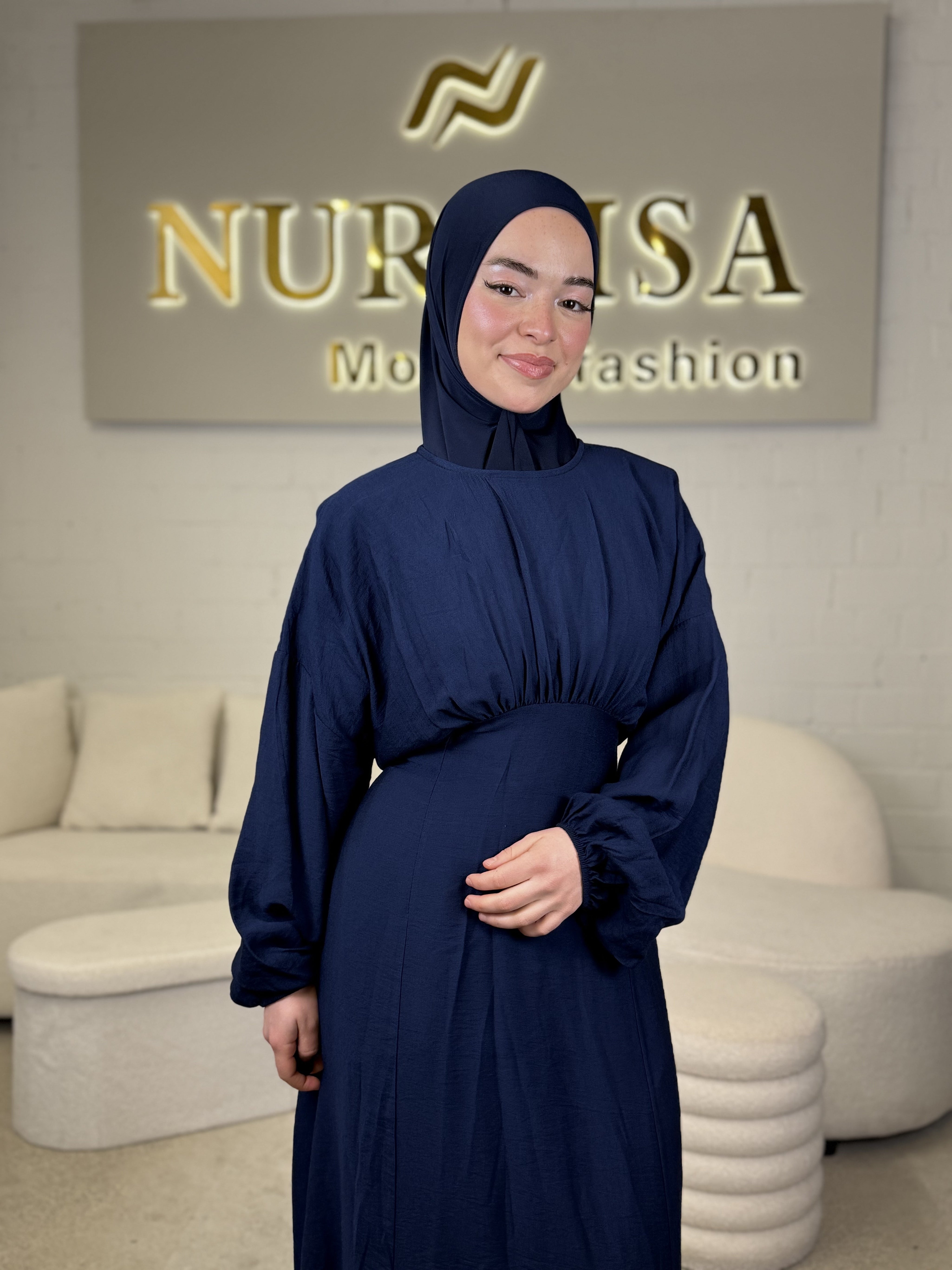 Lace Back Abaya