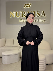 Lace Back Abaya