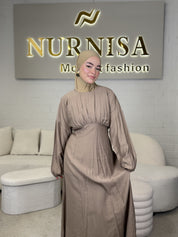 Lace Back Abaya