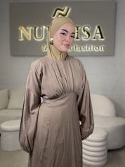 Lace Back Abaya