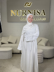 Strass Abaya Kleid mit Gürtel – Glam Belt Edition