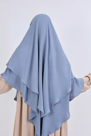 Abaya Nisa & Zweilagiger Khimar Set