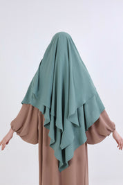 Abaya Nisa & Zweilagiger Khimar Set