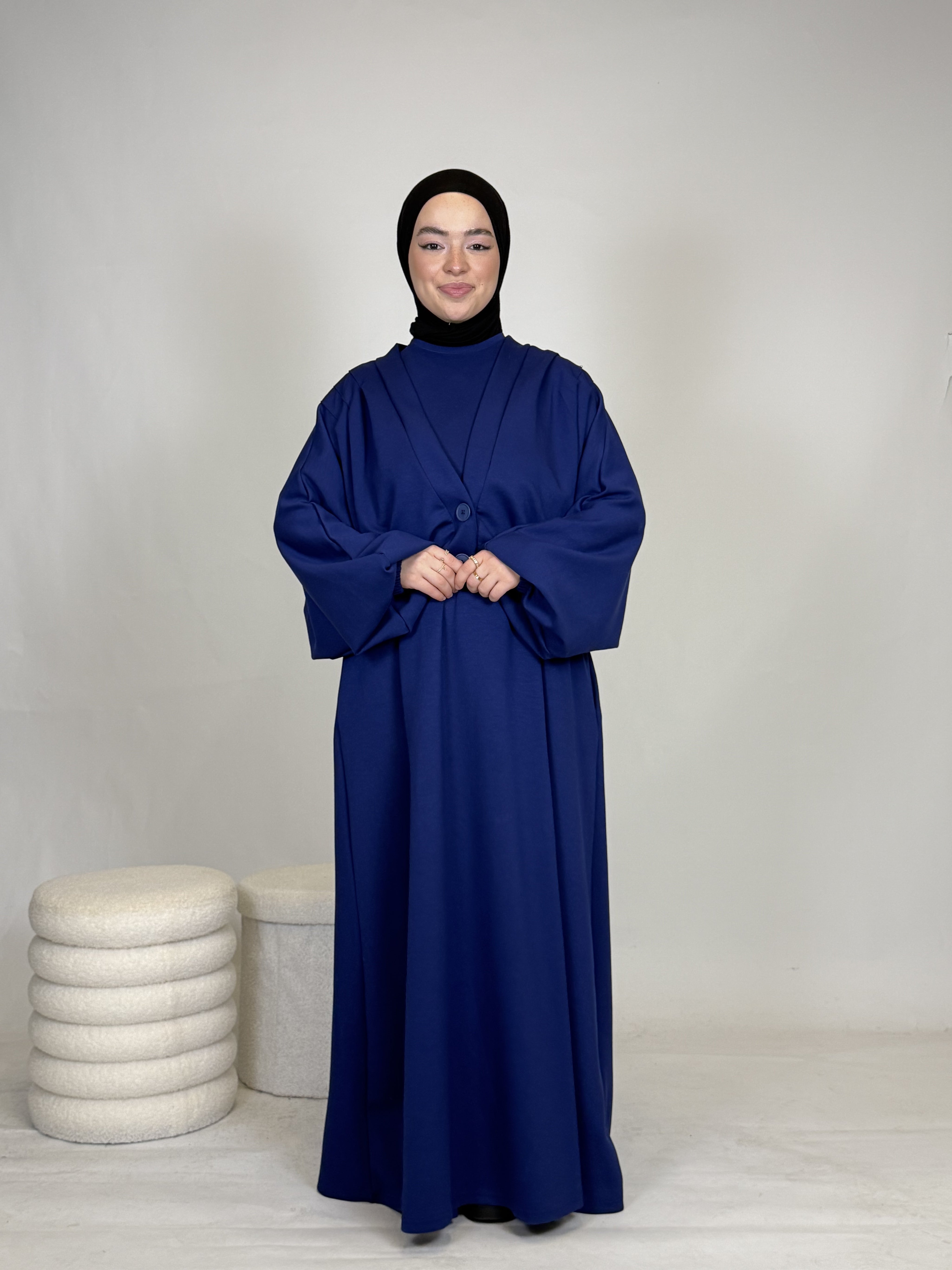 Kleid mit Jacke, Baumwolle