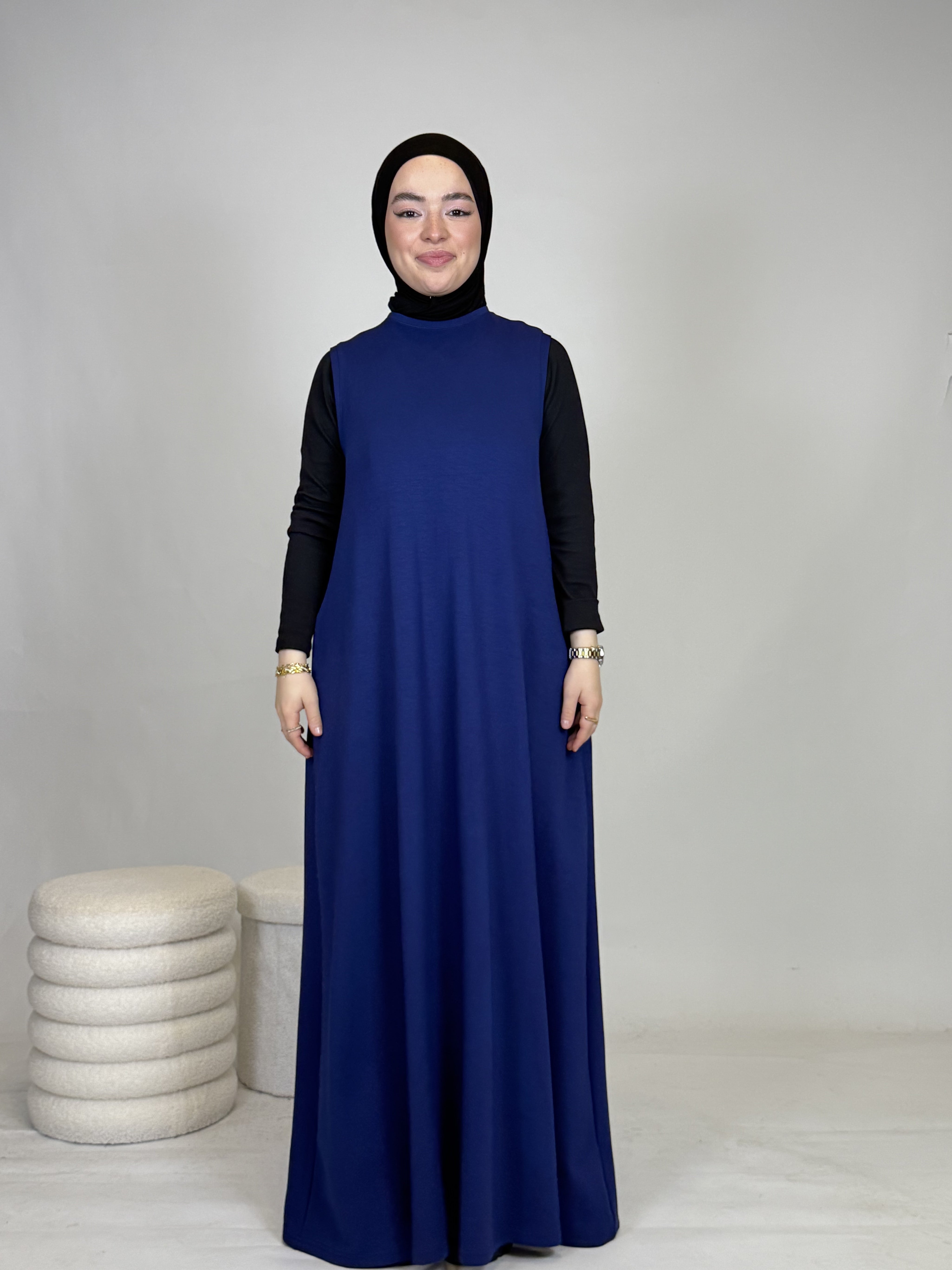 Kleid mit Jacke, Baumwolle