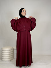 Kleid mit Jacke, Baumwolle