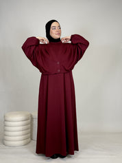 Kleid mit Jacke, Baumwolle