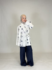 Zweiteiler aus Leinen mit Hose