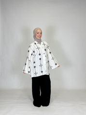 Zweiteiler aus Leinen mit Hose