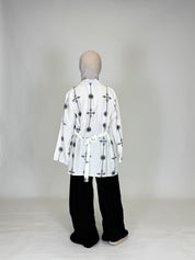 Zweiteiler aus Leinen mit Hose