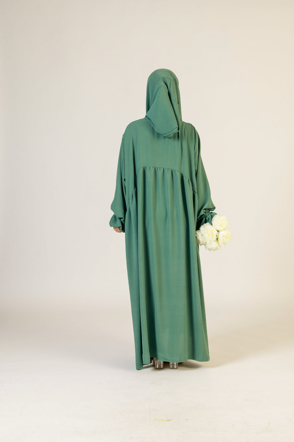 Abaya Nur mit integriertem Hijab, Jazz