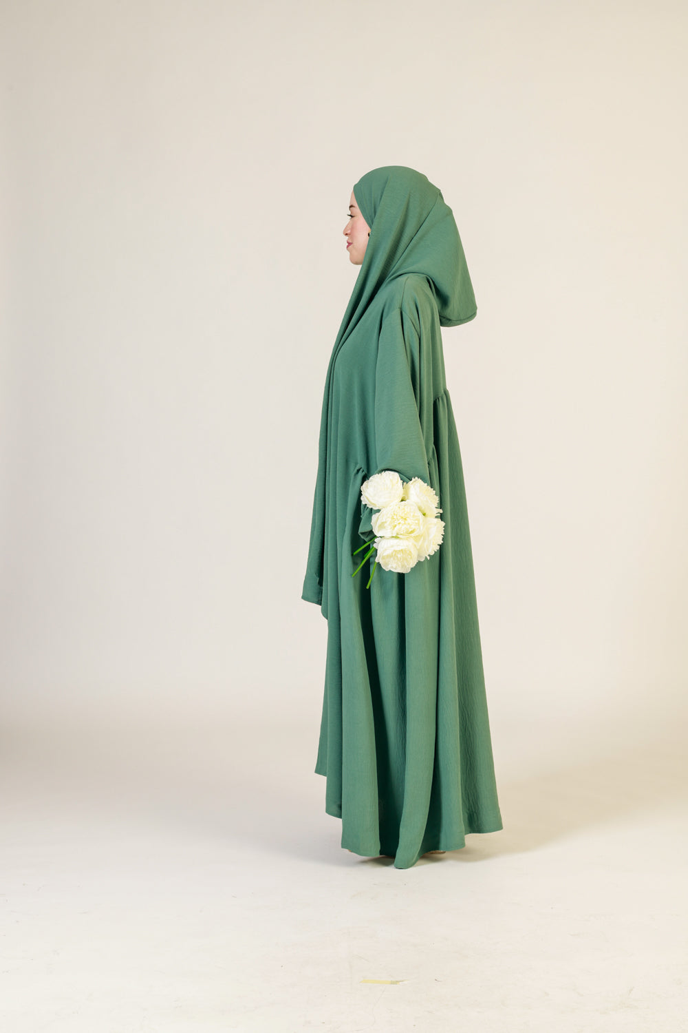 Abaya Nur mit integriertem Hijab, Jazz