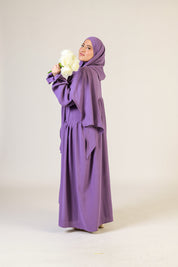 Abaya Nur mit integriertem Hijab, Jazz