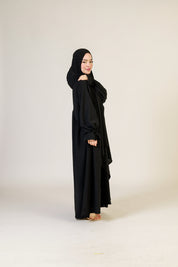 Abaya Nur mit integriertem Hijab, Jazz