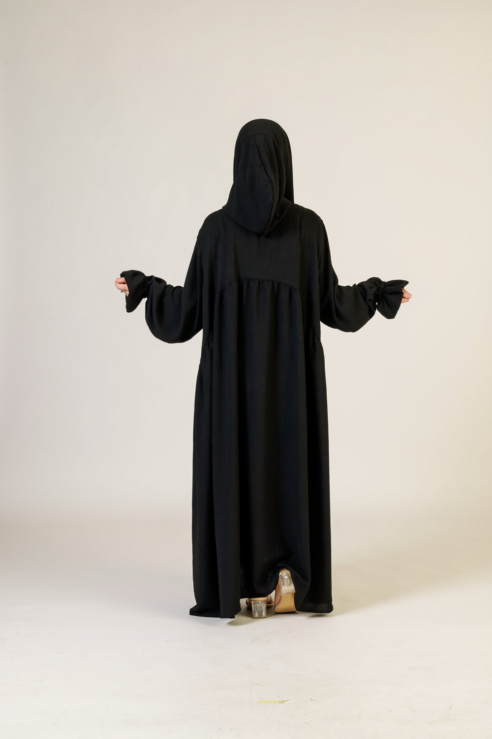 Abaya Nur mit integriertem Hijab, Jazz