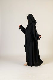 Abaya Nur mit integriertem Hijab, Jazz